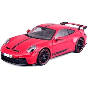 Maisto 536458R Porsche 911 GT3 2023 1:18 schaal auto miniatuur Rood