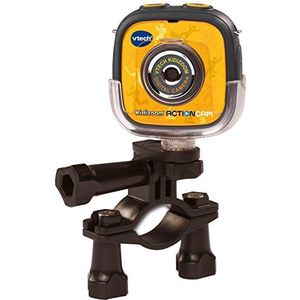 VTech - Kidizoom Action Cam foto- en videocamera, zwart/geel, 28,7 x 20,1 x 8,1 (3480-170722)