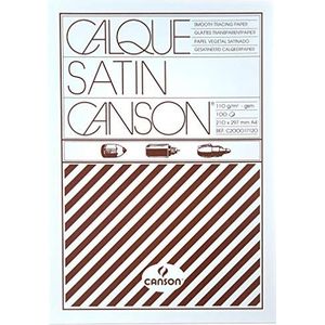 CANSON - 100 vellen satijn transparant papier A4-110/115g/m²