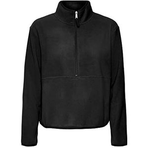 Vero Moda VMILSA LS Half Zip Sweat JRS BF trainingspak, zwart, S dames, zwart.