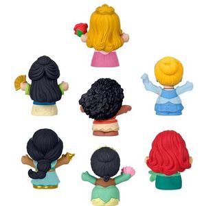 Fisher-Price Little People Set en assortiment van 7 Disney-prinsessen-figuren voor peuters en peuters, imitatiespel, kruipspeelgoed, vanaf 18 maanden, HJW75