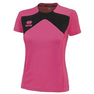 Errea Dames T-Shirt Seth Shirt, neonroze/zwart