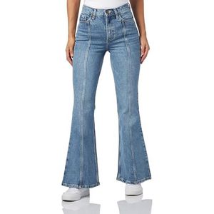 Lee Uitlopende jeans voor dames, blauw, 27W/31L, Blauw