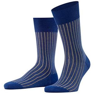 FALKE Herensokken katoen zwart grijs veel meer kleuren versterkte sokken heren met ademend, geribbeld strepenpatroon en dun 1 paar, blauw (inkt 6002), 41-42 EU, blauw (inkt 6002)