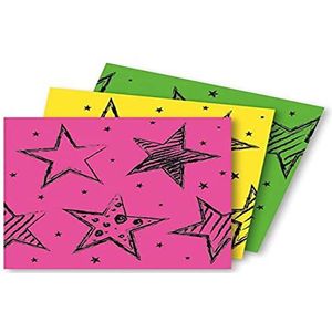 Folat - Neon partyservetten 33 x 33 cm – 16 stuks, meerkleurig, eenheidsmaat