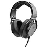 Austrian Audio Hi-X55, circumaurale hoofdtelefoon (hoog comfort door langzame retentiepads, maximale flexibiliteit, 3,5 mm jackaansluiting, 6,3 mm adapter meegeleverd), zwart
