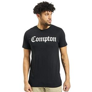 Mister Tee Compton T-shirt voor heren, zwart, XXL, zwart.