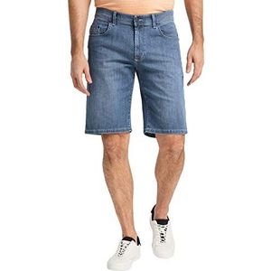 Pioneer Finn herenshorts van denim, Blauw