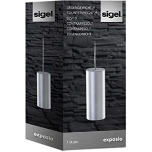 Sigel SE103 contragewicht voor prikbord/presentatiebord ""Exposio"" 25 x 65 x 25 mm