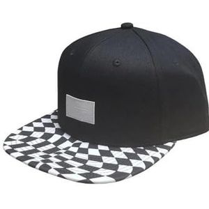 Vans Duelo II Snapback hoed voor heren, Zwart/Wit