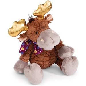 Nici 49325 Cuddly Moose Thure 75 cm Brown Dangling-Sustainable Made Plush, schattig zacht speelgoed om te knuffelen en mee te spelen, voor kinderen en volwassenen, cadeau-idee