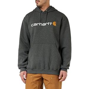 Carhartt Signature Logo Midweight Sweatshirt heren sweater, carbon heather, L