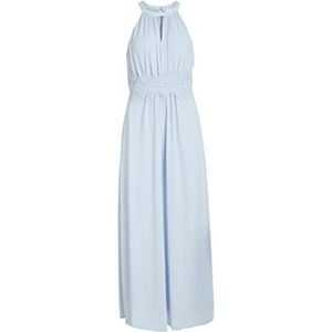 Vila Vimilina Maxi Dress/Su-Noos Robe, Bleu Kentucky-Détails : élastique, 40 Femme