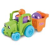 TOMY Toomies Tractor, transformeerbaar, 2-in-1, tractor, babyspeelgoed, duwspeelgoed met eieren, educatieve vormsorteerder met kleuren en kleine geluiden, voor baby's, jongens en baby's, meisjes, 1-3