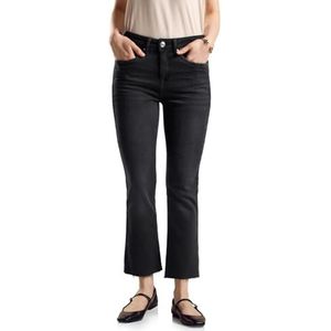 Street One A377999 Bootcut Leg Dames Jeans, Zwart (Soft Wash)