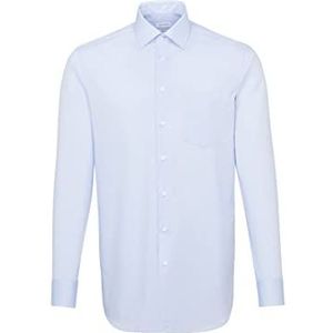 Seidensticker Regular bügelfrei Chemise-Business, Bleu-Blau (15 Hellblau), 41 Homme