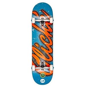 Skateboard Complete, Old Logo 8.0 x 31.56, blauw/oranje