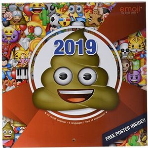 Grupo Erik Editores CP19032 Emoji kalender 2019 30 x 30 cm