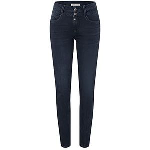 Timezone EnyaTZ Slim Fit Jeans voor dames, blauw, nachtblauw, W24-W33-83% katoen, Nachtblauw verwassen.