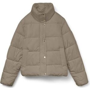 VERO MODA Vmmaggy Ga Boo Gewatteerde damesjas, Lichtgrijs