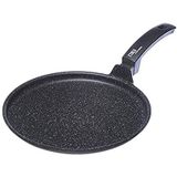 Moneta Etnea Pannenkoekenpan, anti-aanbaklaag en krasbestendig oppervlak van steen, pannenkoekenpan en pannenkoekenpan, vaatwasmachinebestendig, 32 cm