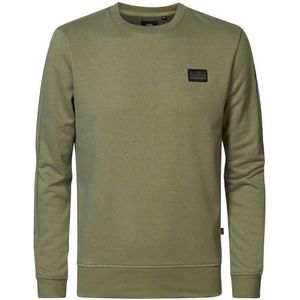 Petrol Industries Pull rond à col rond pour homme M-1040-SWR319. Couleur : vert sauge. Taille : S, Vert (Sage Green), S