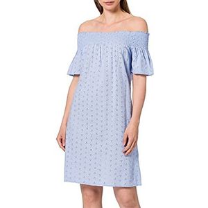 Only Onlnew Shery Life EMB Offsho Dress DNM damesjurk, Blue Heron, XS, Blue Heron