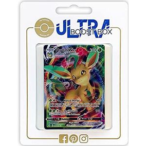 Phyllali VMAX 8/192 Ultraboost X zwaard en schild 7 hemelontwikkeling, set met 10 Franse Pokémonkaarten