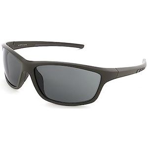 Basley Uniseks sportzonnebril 8169-A-35, groen, normaal, groen, één maat, Groen