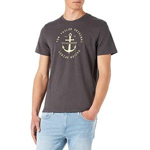 TOM TAILOR t-shirt mannen, 11077, wit gemêleerd