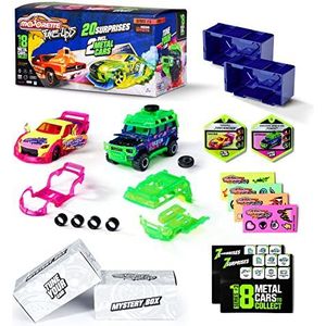 Majorette 212051019 - Tune Up's 3 Mix & Match 20-delig Neon Toy Toys - 3-delige rubberen speelgoedset met 3 speelgoed met 20 verrassingen, verkrijgbaar in 18 verschillende tune-up