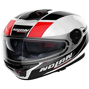 Nolan N80-8 Mandrake N-Com helm wit/zwart/rood XXL (64)