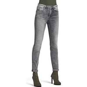 G-STAR RAW Noxer High Waist Jeans voor dames, Grijs (Faded Seal Grey A634-c274)