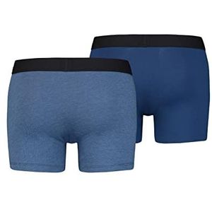 Levi's Optical Illusion boxershorts voor heren, van biologisch katoen, Combo donkerblauw.