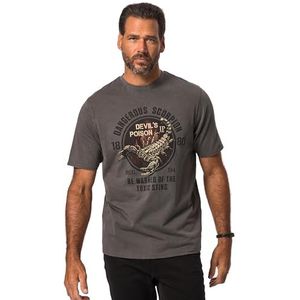 JP 1880 T-shirt pour homme, gris graphite, XL