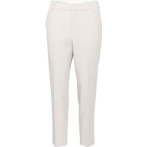 Part Two Women's Trousers High-Waisted Cropped Length Straight Legs Regular Fit Femme, French Oak, 42