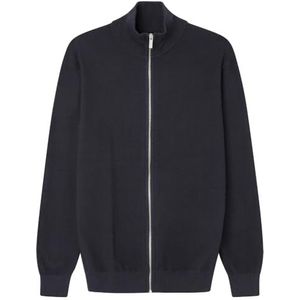 Springfield 4da Cardigan Estructura Daily Cardigan voor heren, Navy Blauw, M