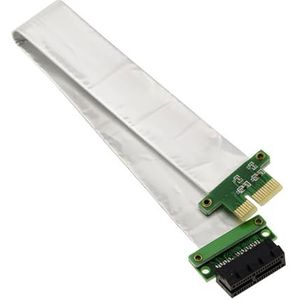 KALEA-INFORMATISCH © - RISER (verlengtafelkleed) PCIe 1x - MET BLINDAGE - NAPPE 19 cm - Verlengkabel compatibel met PCIe 1.0 / 2.0 / 3.0