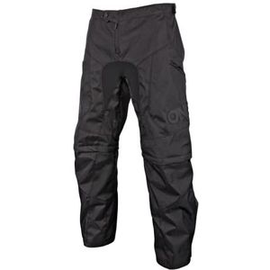 O'Neal Enduro MX Enduro broek, duurzaam materiaal, waterdicht, ritsbroek, lange broek/shorts, hittebestendige panelen, Apocalypse broek, volwassenen, zwart, zwart.