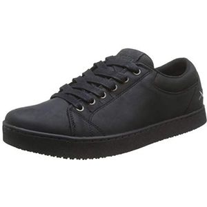 Shoes for Crews M11057-44/9.5 MOZO FINN, heren antislip sneakers met veters, maat 44, zwart