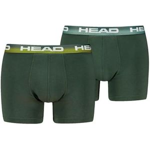 HEAD Men's Printed Elastic Boxer Briefs 2 pack