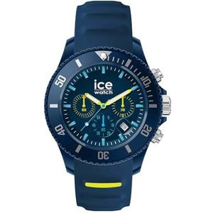 Ice-Watch - ICE chrono Dark Blue Red - Unisex blauw horloge met kunststof band - 021425, Blauw