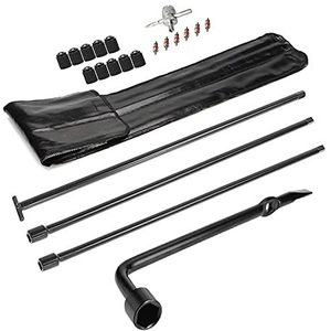 Dr.Roc Compatibel met reservewielgereedschapsset met reservekrik handvat en wielschoentsleutel 2005-2019 Nissan Frontier Titan Pathfinder 2005-2015 Amanda Xterra en Infiniti