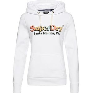 Superdry Vintage Rainbow Hood Sweatshirt voor dames, Optisch, 42, Optisch