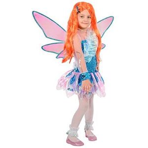 Ciao - Bloom Tynix Winx Club transformatie kostuum voor meisjes, 7-9 jaar, blauw, roze, 11235.7-9