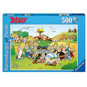 Puzzel 500 P - Asterix in het dorp (Ravensburger)