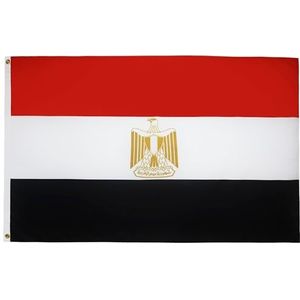 AZ FLAG Egyptische vlag 90 x 150 cm - 0,9 x 1,5 m lichtgewicht polyester banner