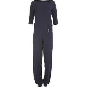 WINSHAPE Winshape Wjs2 Jumpsuit voor dames, 3/4 mouwen, Nachtblauw.