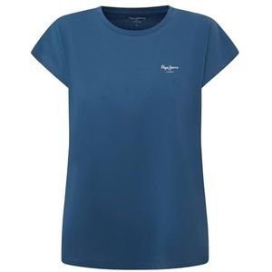Pepe Jeans T-shirt Lory pour femme, Bleu (bleu mer)., XS