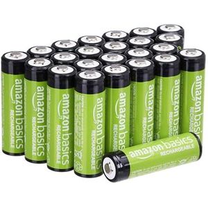 Amazon Basics oplaadbare batterijen, 2000 mAh, AA (24 stuks), voorgeladen